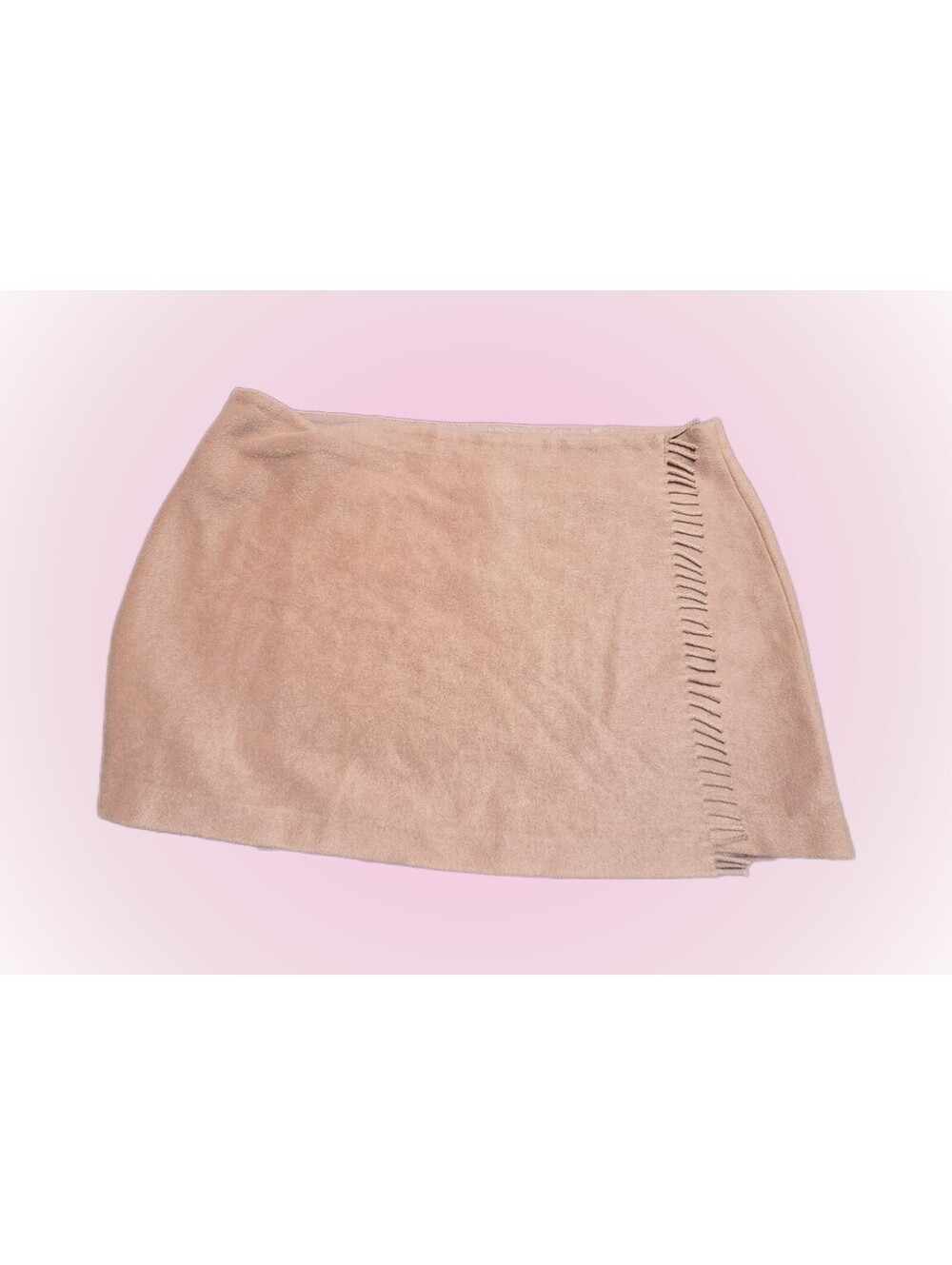 Womens New NWT Size XXL Victoria's Secret PINK Khaki Skirt with Fringes